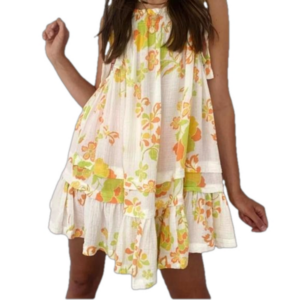 Free People Fleur Printed Tunic Size Medium